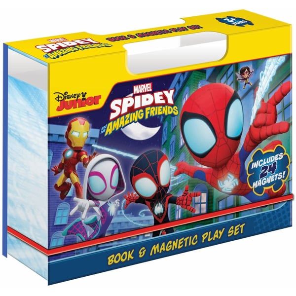 Spidey And His Amazing Friends - Book & Magnetic Play Set