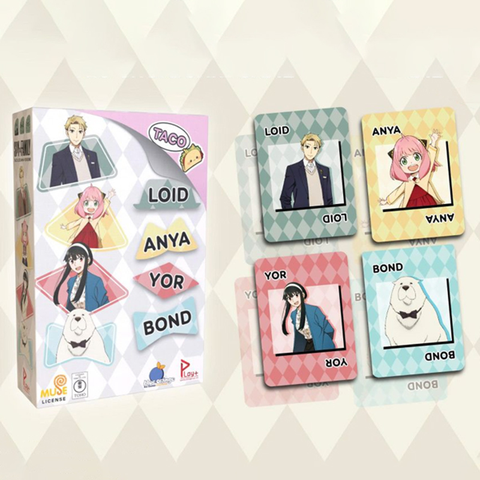Spy X Family Trò Chơi Thẻ Bài Taco Loid Anya Yor Bond (Giao Mẫu Ngẫu Nhiên)