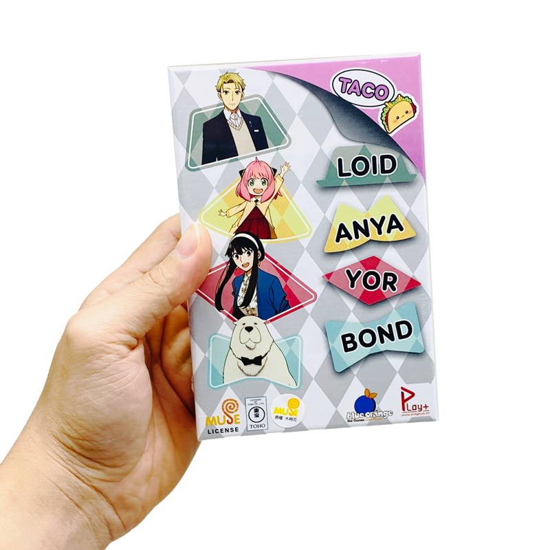 Spy X Family Trò Chơi Thẻ Bài Taco Loid Anya Yor Bond (Giao Mẫu Ngẫu Nhiên)