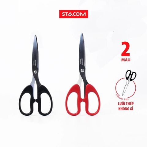 Stacom F110 Kéo Cắt Giấy 180mm - 7'' (Giao mẫu bất kỳ)