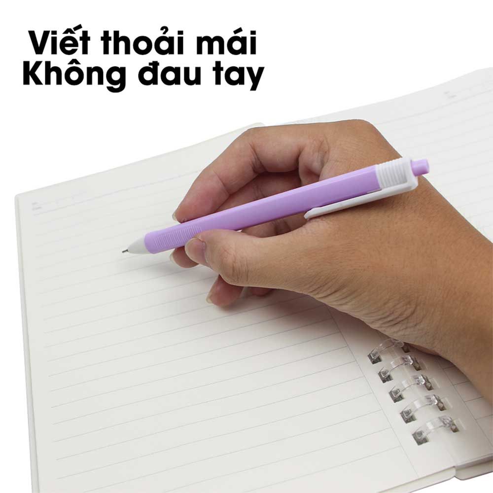 Stacom Sổ Tay Khổ A5, 60 Trang, 80gsm, 148x215mm (Sổ Còng Nhựa)