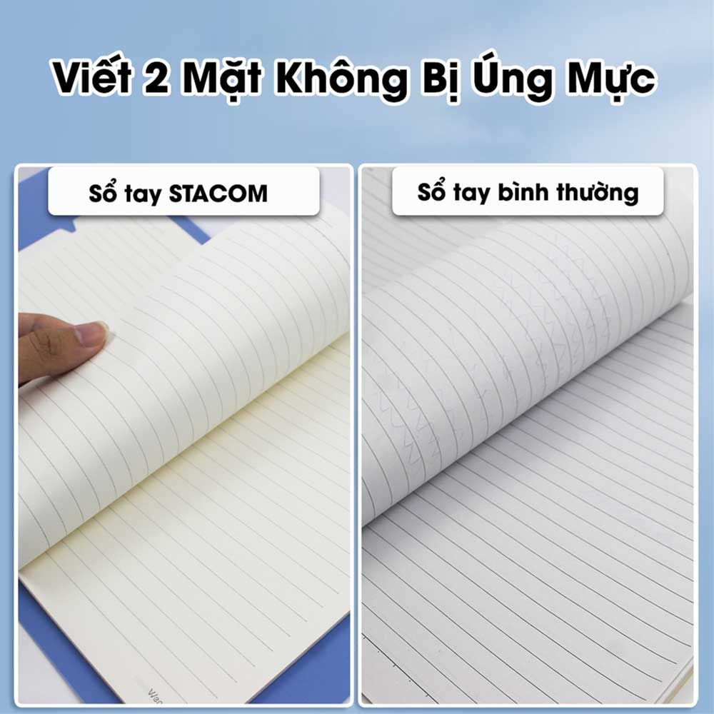 Stacom Sổ Tay Khổ A5, 60 Trang, 80gsm, 182x228mm (Sổ Còng)