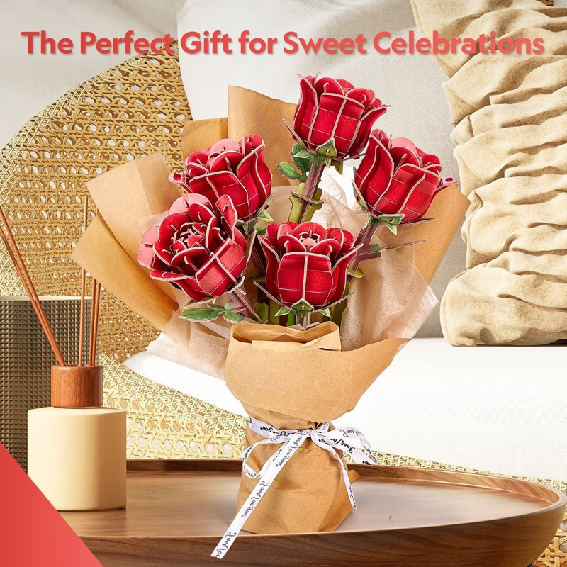 Steam Mô Hình Lắp Ráp Bó Hoa Hồng Lớn P865h (Vta)