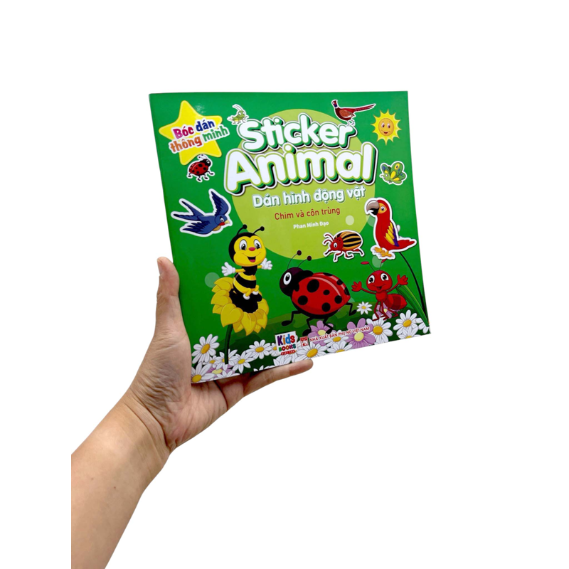 Sticker Animal - Dán Hình Động Vật - Chim Và Côn Trùng