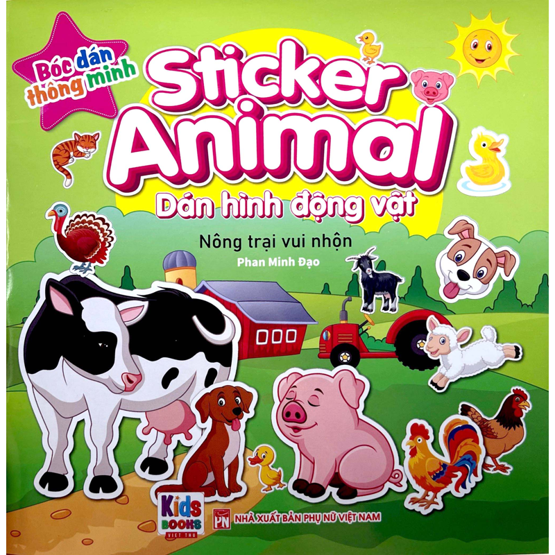 Sticker Animal - Dán Hình Động Vật - Nông Trại Vui Nhộn