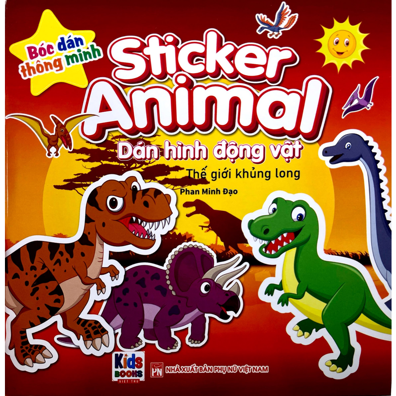 Sticker Animal - Dán Hình Động Vật-Thế Giới Khủng Long