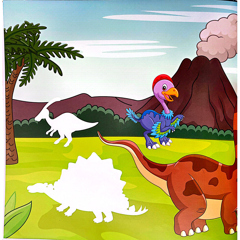 Sticker Animal - Dán Hình Động Vật-Thế Giới Khủng Long