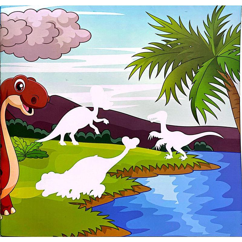 Sticker Animal - Dán Hình Động Vật-Thế Giới Khủng Long