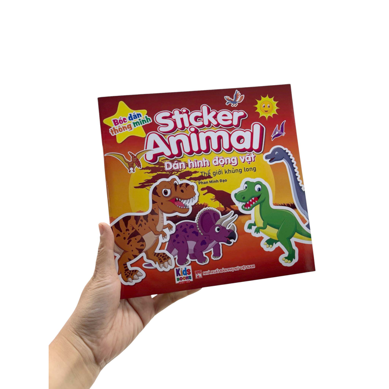 Sticker Animal - Dán Hình Động Vật-Thế Giới Khủng Long
