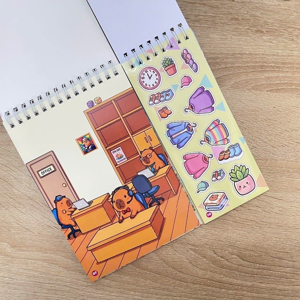 Thị Trấn Capybara 100+ Sticker Lấp Lánh