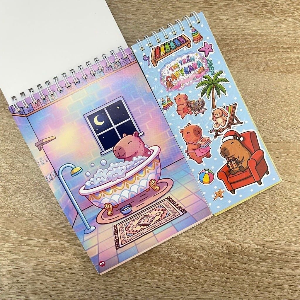 Thị Trấn Capybara 100+ Sticker Lấp Lánh