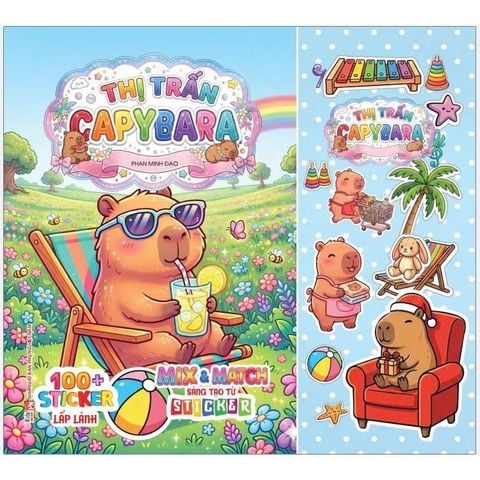 Thị Trấn Capybara 100+ Sticker Lấp Lánh