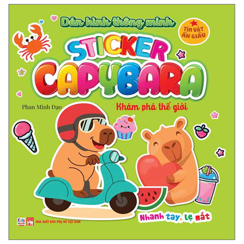 Sticker Capybara - Tìm Vật Ẩn Giấu - Khám Phá Thế Giới
