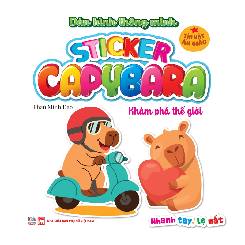 Sticker Capybara - Tìm Vật Ẩn Giấu - Khám Phá Thế Giới