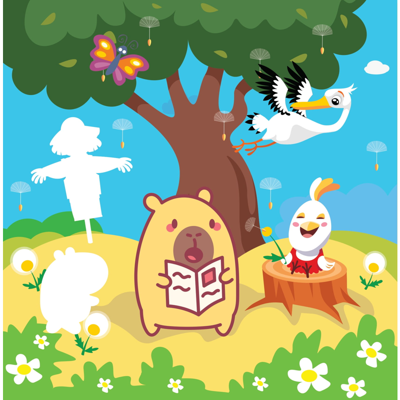 Sticker Capybara - Tìm Vật Ẩn Giấu - Khám Phá Thế Giới