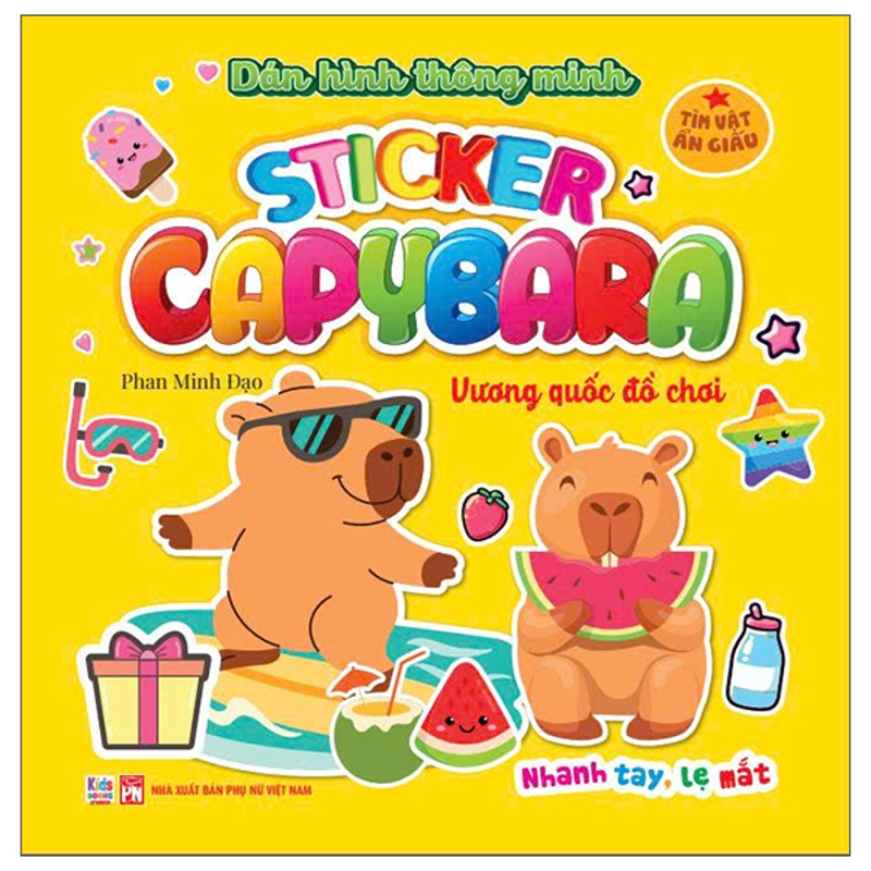 Sticker Capybara - Tìm Vật Ẩn Giấu - Thế Giới Đại Dương
