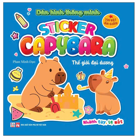 Sticker Capybara - Tìm Vật Ẩn Giấu - Thế Giới Đại Dương