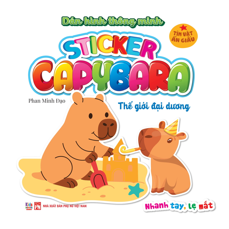 Sticker Capybara - Tìm Vật Ẩn Giấu - Thế Giới Đại Dương