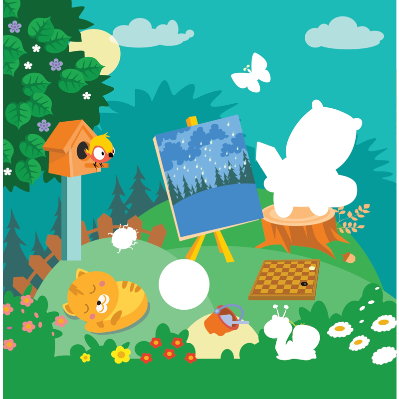 Sticker Capybara - Tìm Vật Ẩn Giấu - Vương Quốc Đồ Chơi