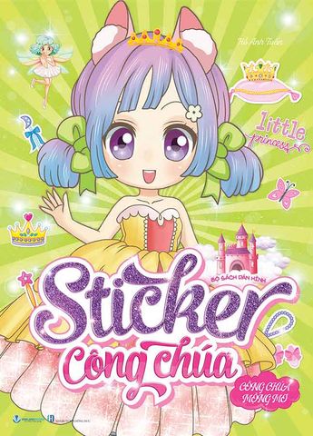 Bộ Sách Dán Hình - Sticker Công Chúa - Công Chúa Mộng Mơ