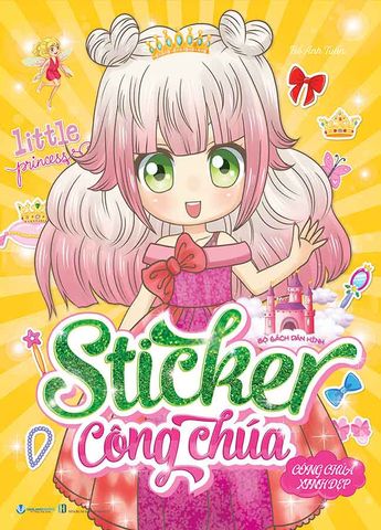 Bộ Sách Dán Hình - Sticker Công Chúa - Công Chúa Xinh Đẹp