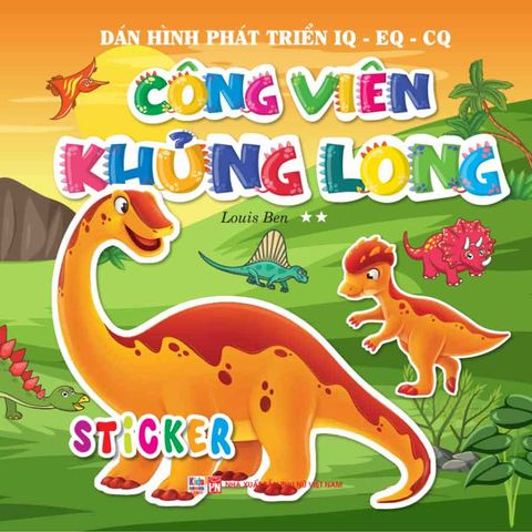 Dán Hình Phát Triển IQ-EQ-CQ - Công Viên Khủng Long - Sticker 2