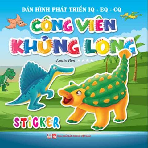 Dán Hình Phát Triển IQ-EQ-CQ - Công Viên Khủng Long - Sticker 4
