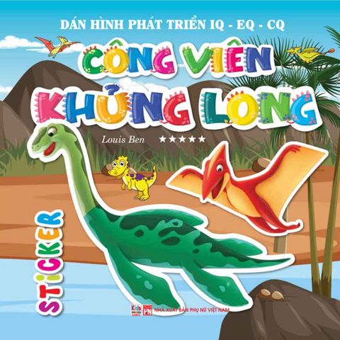 Dán Hình Phát Triển IQ-EQ-CQ - Công Viên Khủng Long - Sticker 5