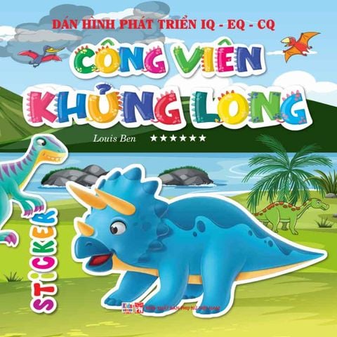 Dán Hình Phát Triển IQ-EQ-CQ - Công Viên Khủng Long - Sticker 6