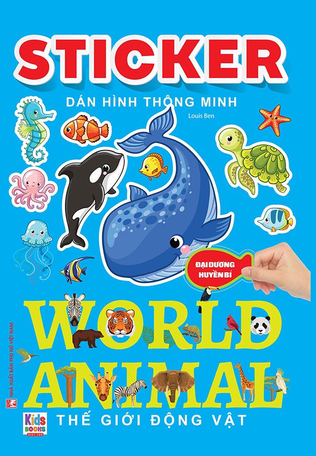 Sticker Dán Hình Thông Minh - Thế Giới Động Vật - Đại Dương Huyền Bí