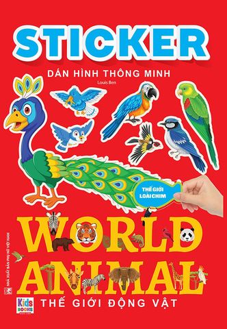 Sticker Dán Hình Thông Minh - Thế Giới Động Vật - Thế Giới Loài Chim
