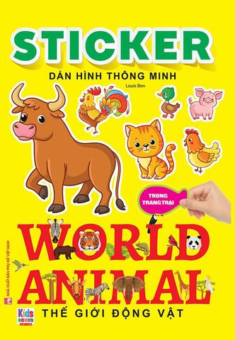 Sticker Dán Hình Thông Minh - Thế Giới Động Vật - Trong Trang Trại