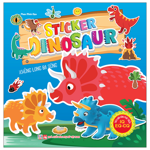Sticker Dinosaur - Khủng Long Ba Sừng