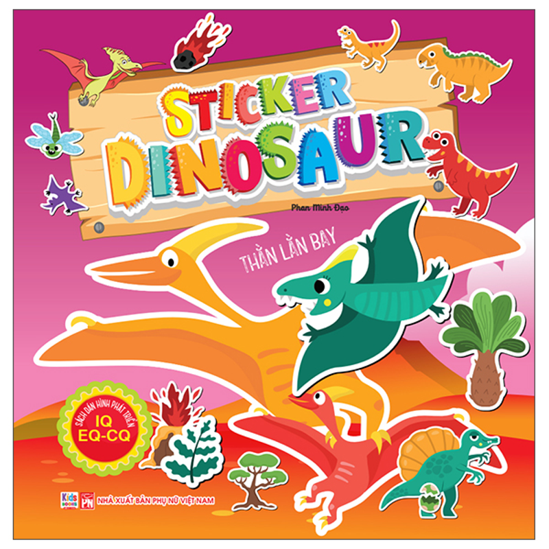Sticker Dinosaur - Khủng Long Ba Sừng