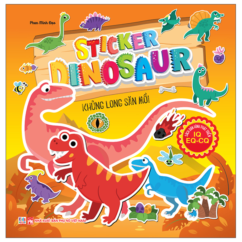 Sticker Dinosaur - Khủng Long Phiến Sừng
