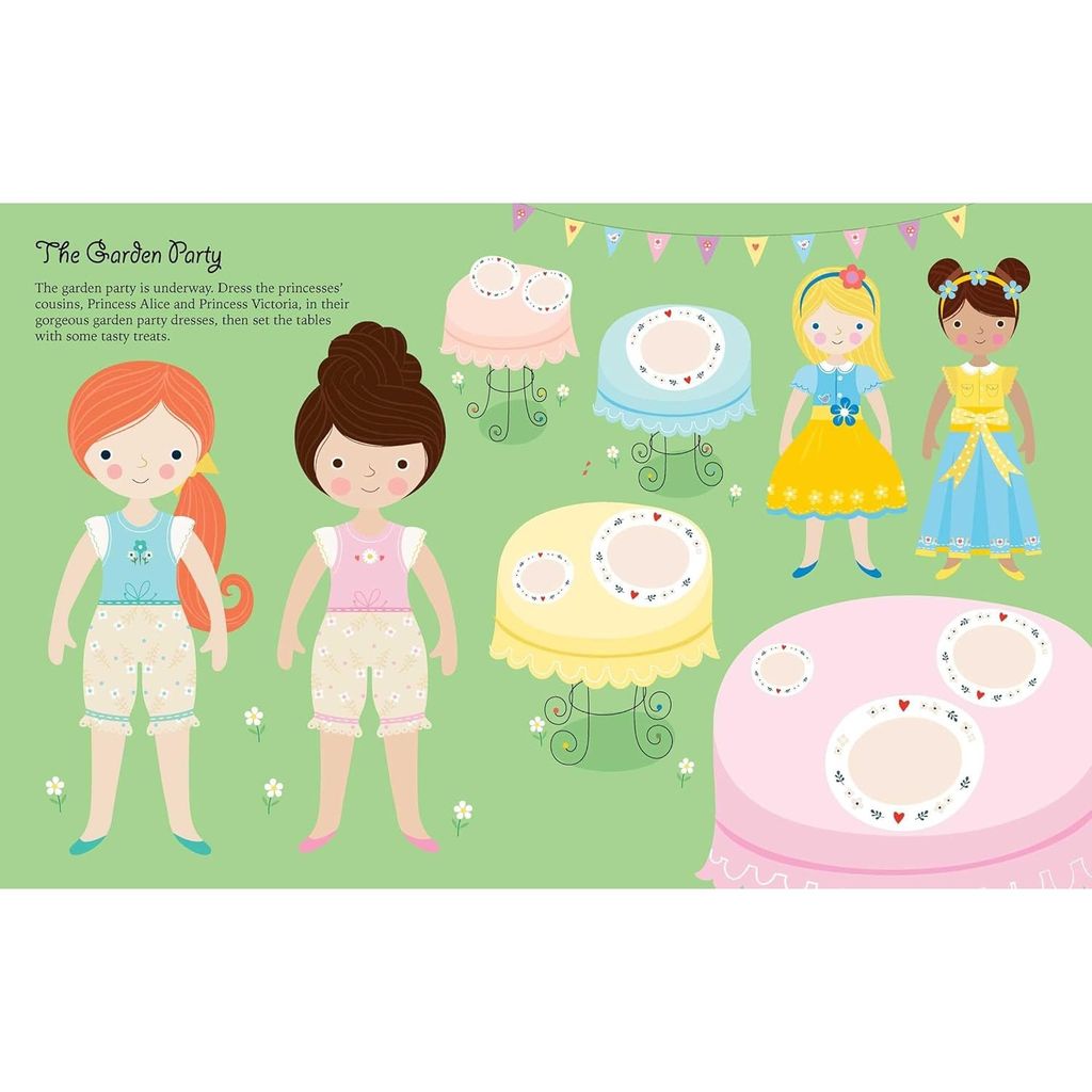 Sticker Dress-Up Book - Princesses