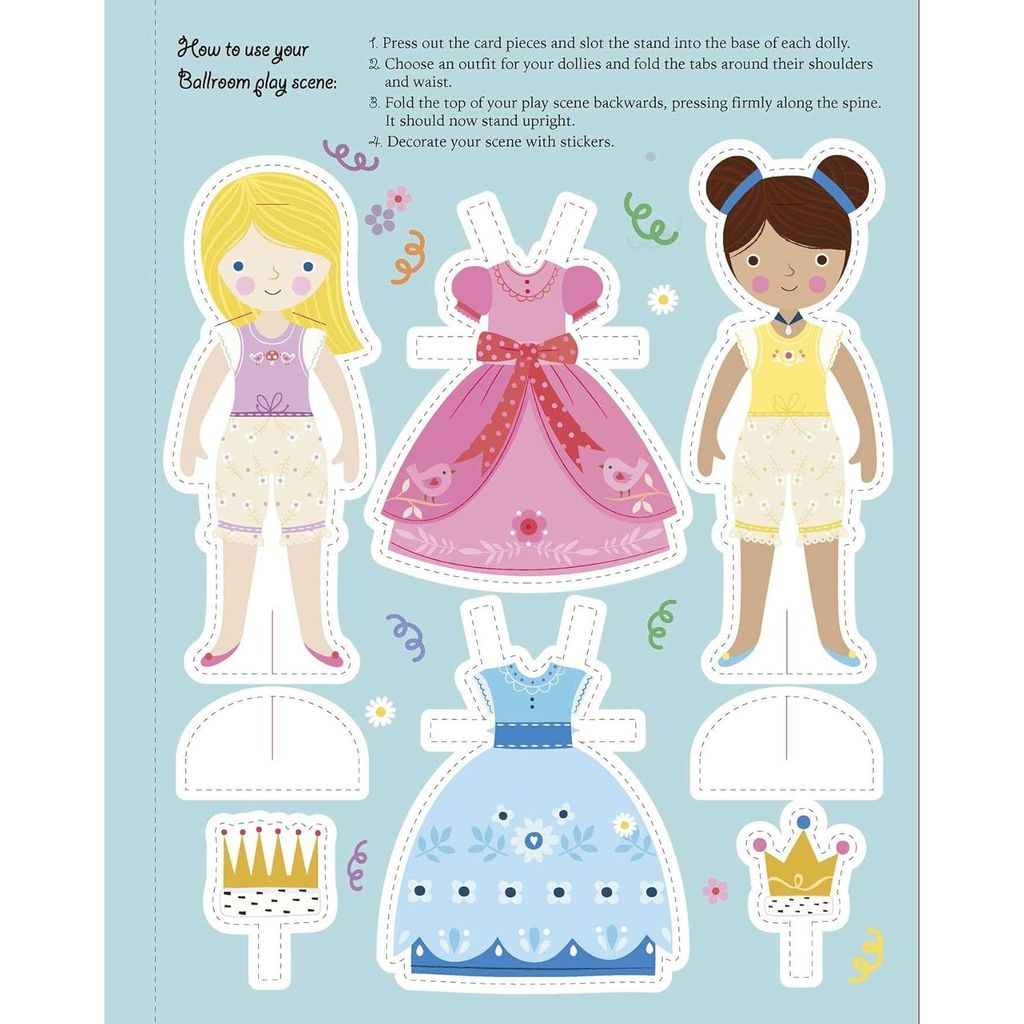 Sticker Dress-Up Book - Princesses