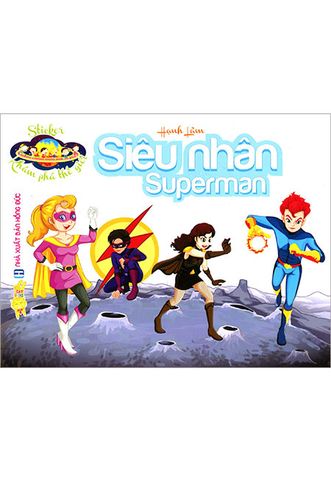Sticker Khám Phá Thế Giới - Siêu Nhân