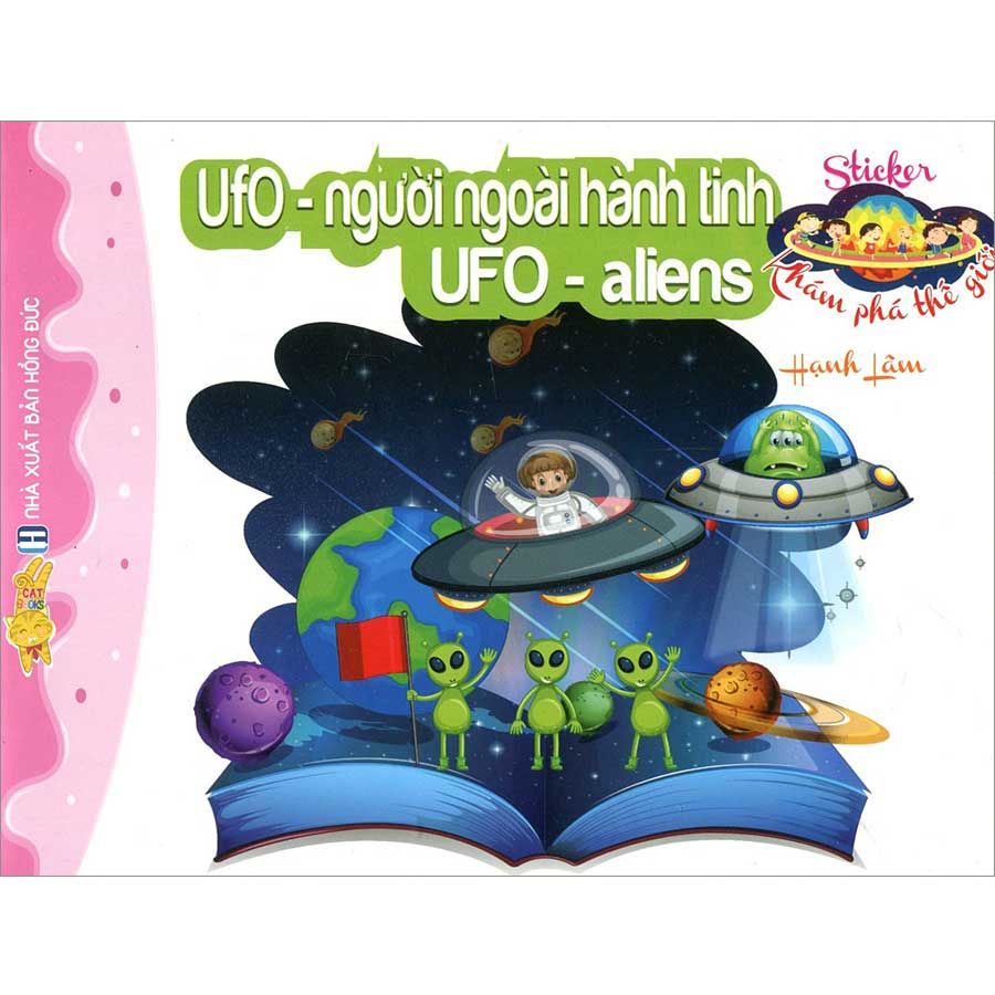 Sticker Khám Phá Thế Giới – UFO Aliens - UFO Người Ngoài Hành Tinh