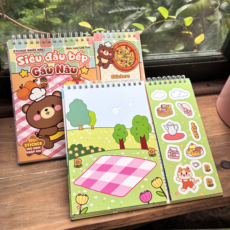 Sticker Nhiệm Màu - Một Vòng Siêu Thị Cùng Thỏ Trắng