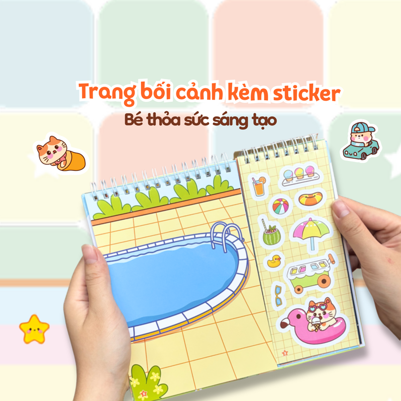 Sticker Nhiệm Màu - Siêu Đầu Bếp Gấu Nâu