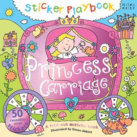 Sticker Playbook Princess Carriage