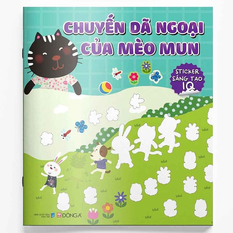 Sticker Sáng Tạo IQ - Chuyến Dã Ngoại Của Mèo Mun