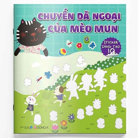 Sticker Sáng Tạo IQ - Chuyến Dã Ngoại Của Mèo Mun