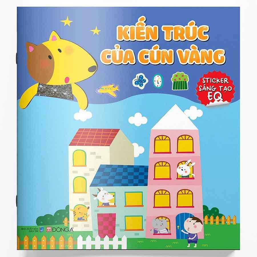 Sticker Sáng Tạo EQ - Kiến Trúc Của Cún Vàng