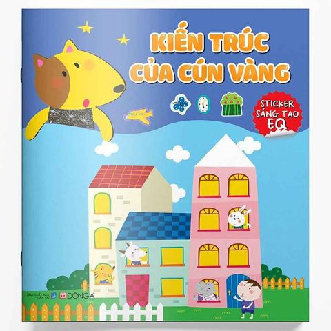 Sticker Sáng Tạo EQ - Kiến Trúc Của Cún Vàng