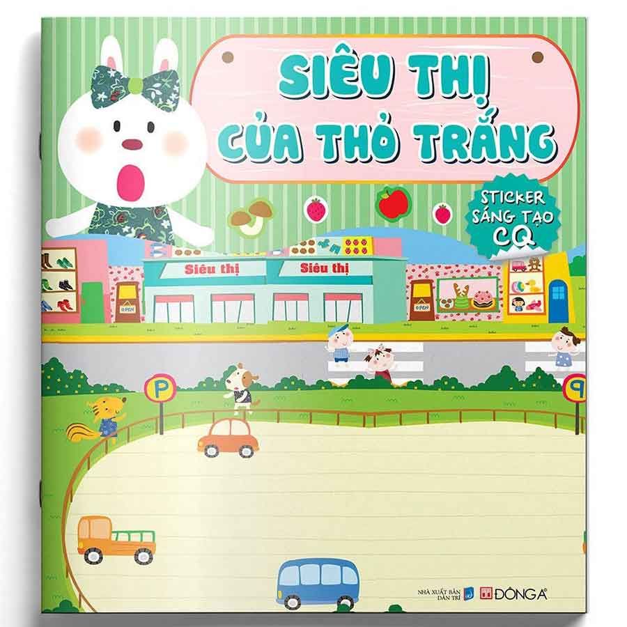 Sticker Sáng Tạo CQ - Siêu Thị Của Thỏ Trắng
