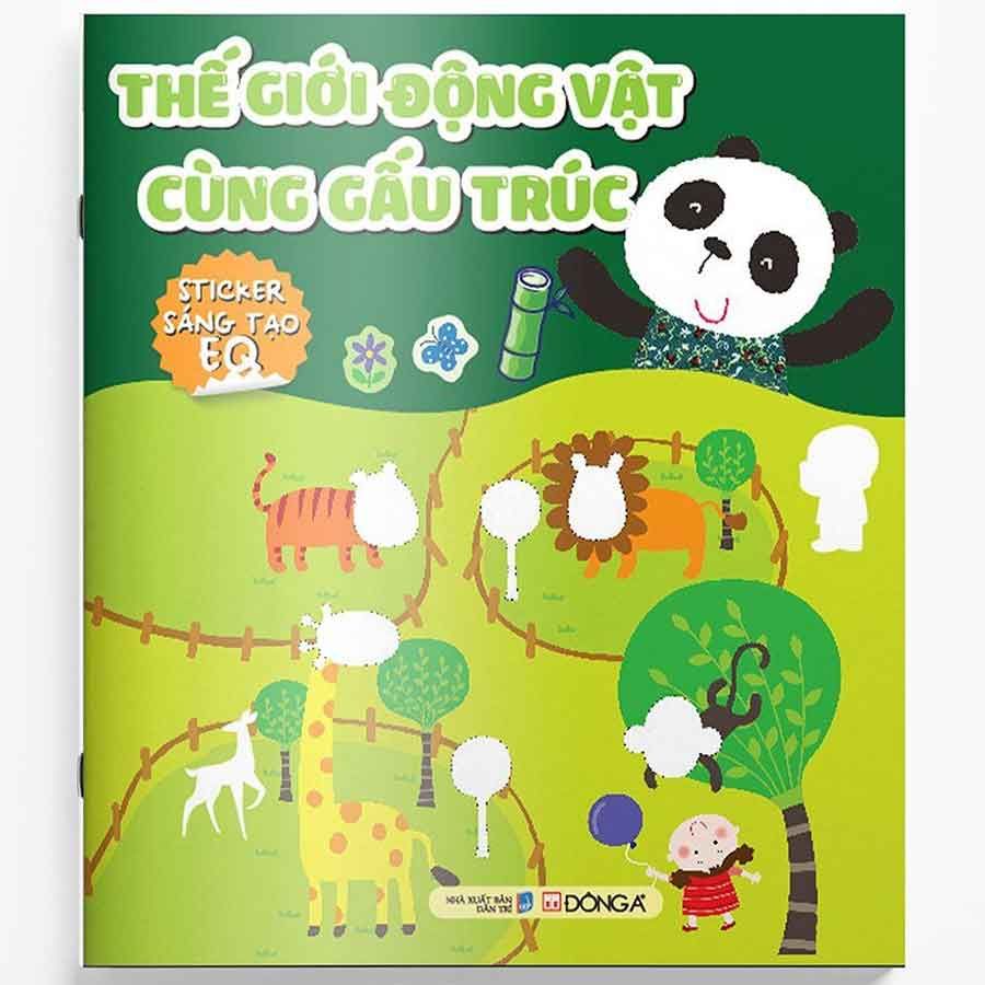 Sticker Sáng Tạo EQ - Thế Giới Động Vật Cùng Gấu Trúc