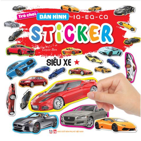 Trò Chơi Dán Hình IQ-EQ-CQ - Sticker Siêu Xe - Tập 1