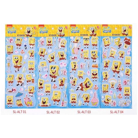 Sticker Nhân Vật SpongeBob SquarePants SL-ALT (Giao mẫu ngẫu nhiên)